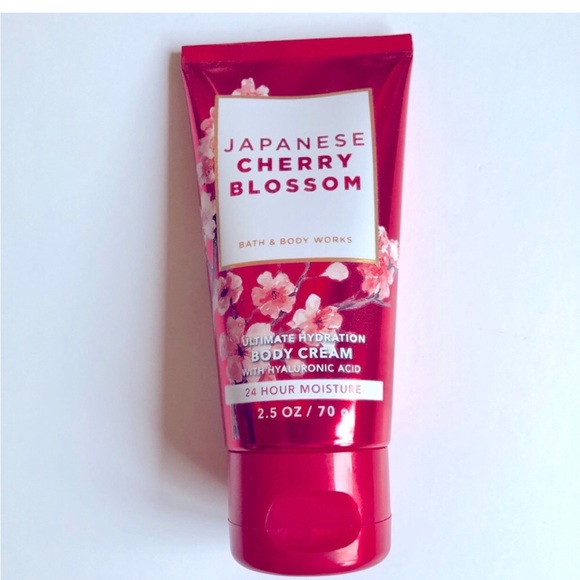 4/$20 NEW Bath & Body Works JAPANESE CHERRY BLOSSOM Body Cream TRAVEL SIZE 2.5oz - Picture 2 of 12